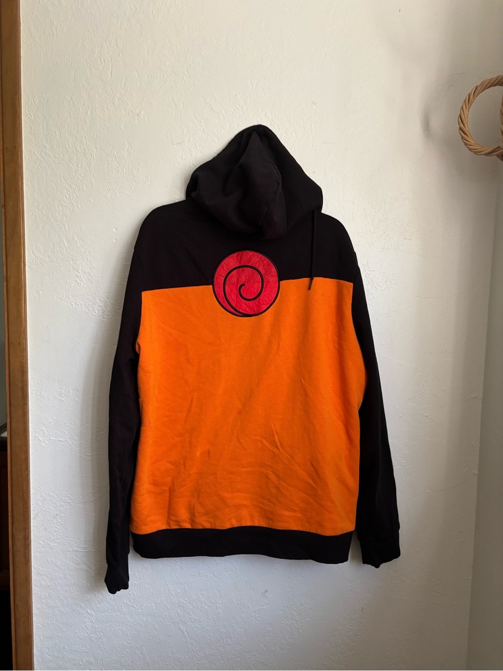 Naruto Black & Orange Hooded Sweatshirt